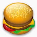 一百二十八快食品食品汉堡iconshock食品西格玛小图标
