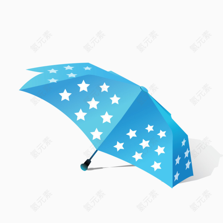 卡通儿童用品雨伞矢量素材