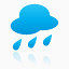 天气雨super-mono-blue-icons