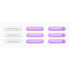 紫色系按钮合集设计PSD源文件