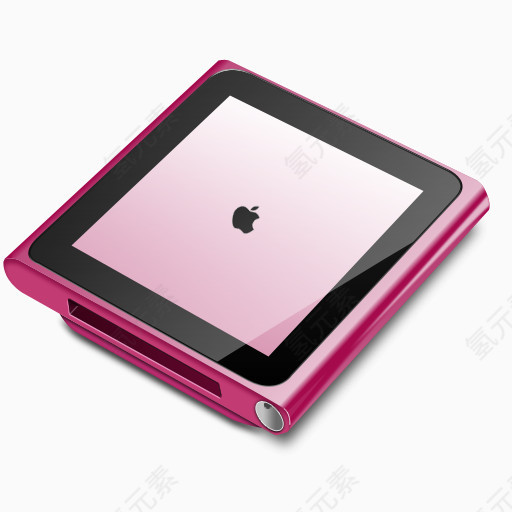 纳米粉红色的ipod-nano-multi-touch-icons