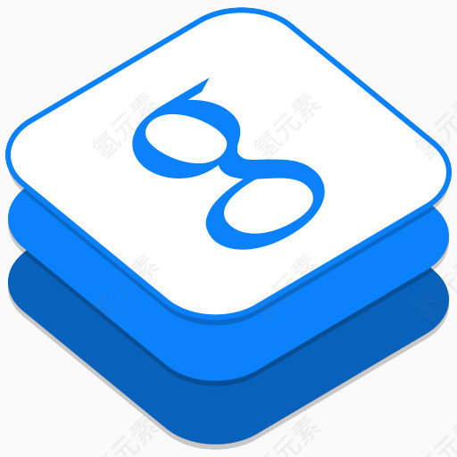 谷歌IOS8-style-social-media-icons