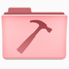 开发人员红色的ciment-folder-windowsPort-icons