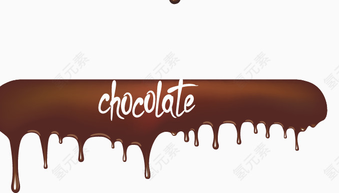 融化的巧克力液体效果