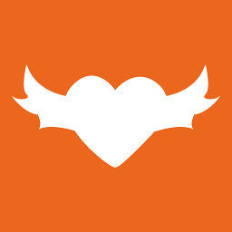 Halloween Heart Flying Icon