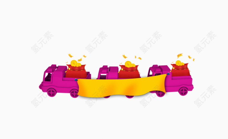 紫色小火车