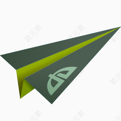 deviantART绿色折纸纸飞机社会化媒体社会层面