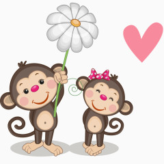 小猴子花朵