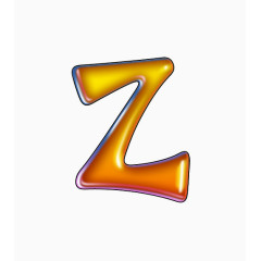 水滴字母z