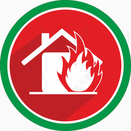 急救火火焰房子火