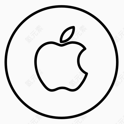 苹果界线MAC麦金托什霓虹灯社会霓虹线社交圈黑