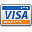 签证信用卡信用卡的图标