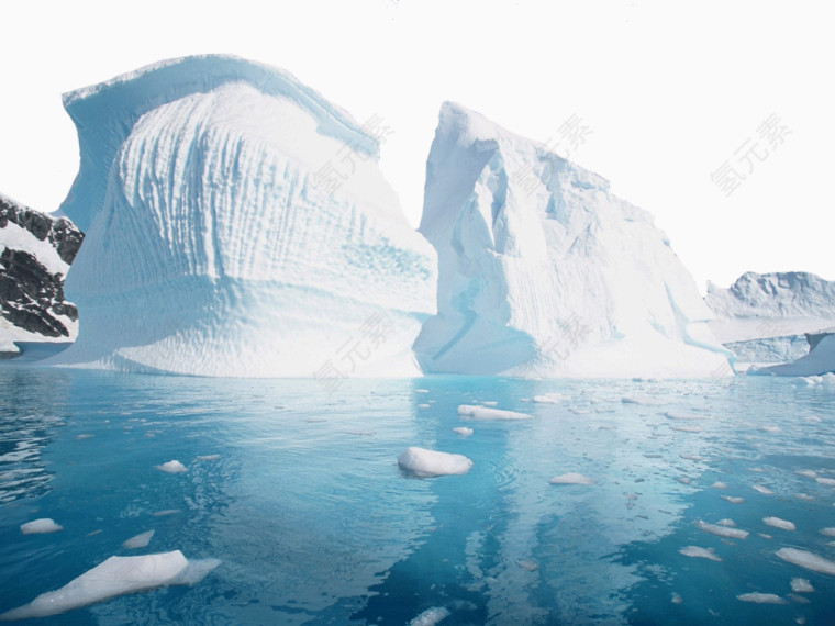 唯美南极冰川