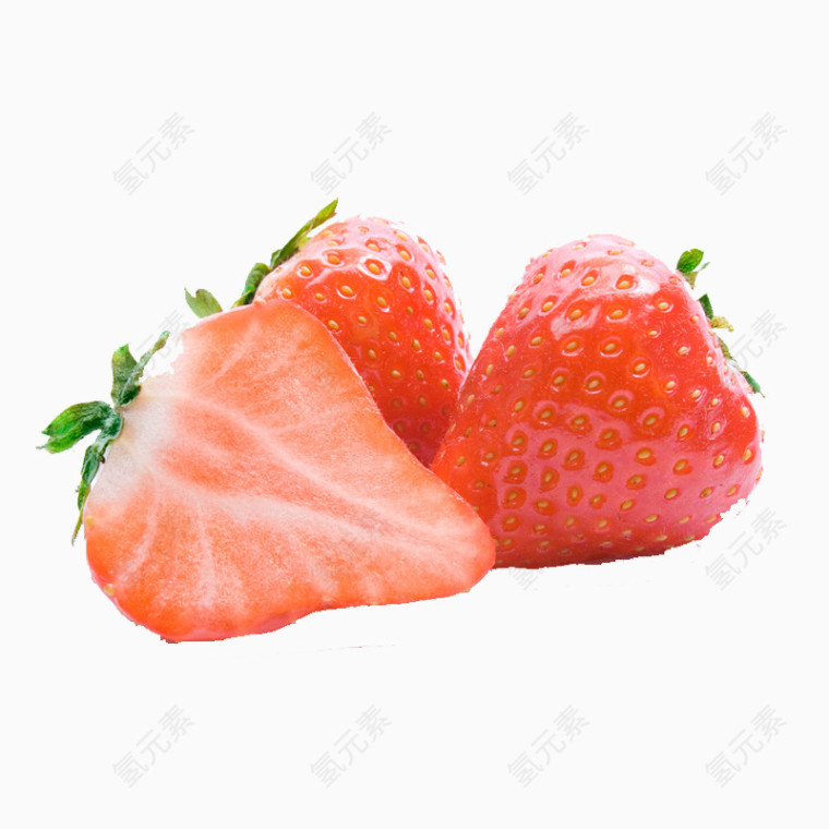 夏季水果草莓高清PNG素材