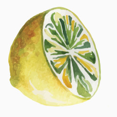 柠檬水果食物素材