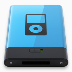蓝色的iPod B图标