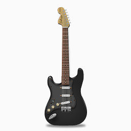 Guitar stratocaster black Icon