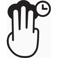 新闻和持有Touch-Gestures-icons
