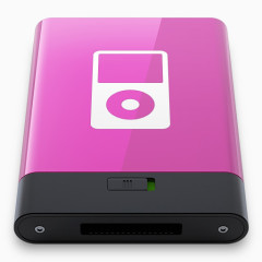 粉红色的iPod W图标