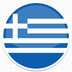 希腊2014 -世界-杯标志-平-图标