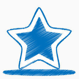 Blue star Icon