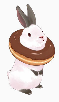 甜甜圈兔子