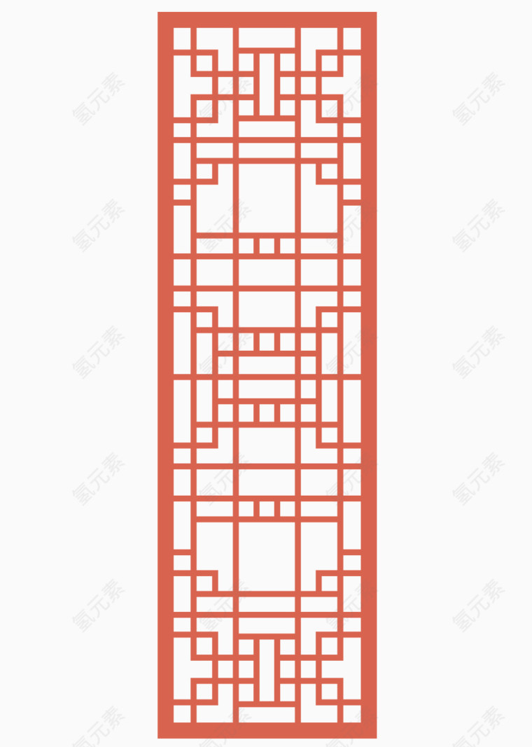 矢量镂空中式雕刻