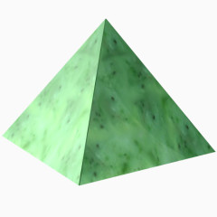 钺石创业板绿色绿岩玉宝石软玉肾炎珍贵的金字塔石自由水晶图标