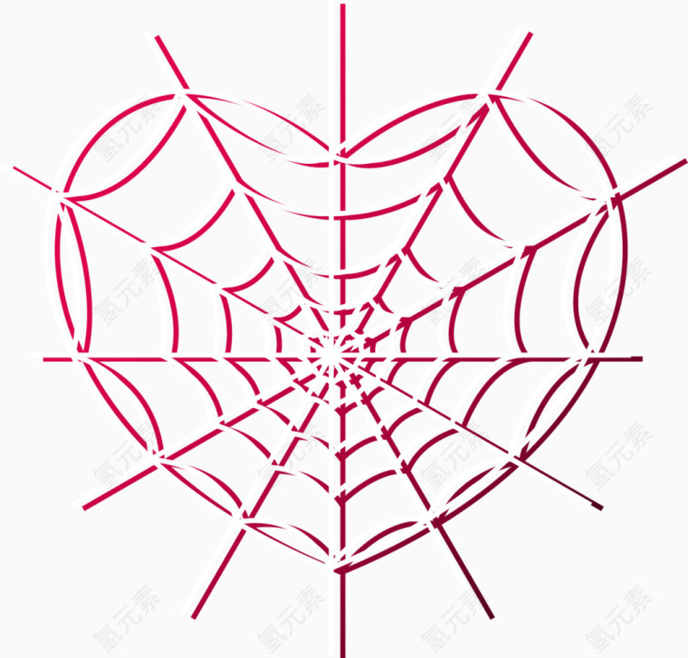 矢量蜘蛛网
