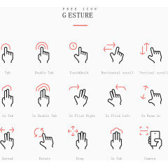 玩手机的手势合集