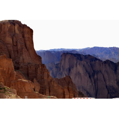 甘肃黄河石林风景图