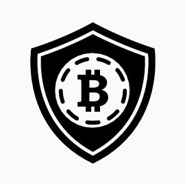 比特币安全盾The-Bitcoin-Icons
