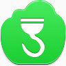 钩free-green-cloud-icons