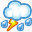 10 rain lightning Icon