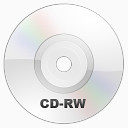 CDRW盘磁盘保存水晶般的