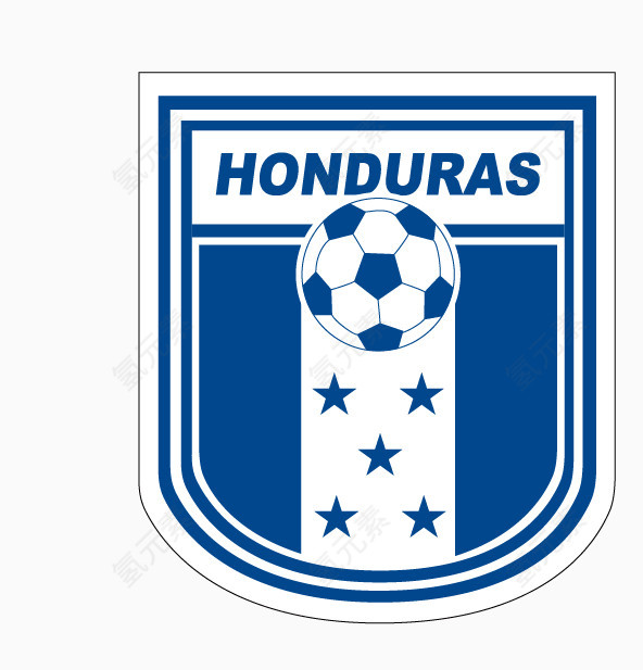 洪都拉斯足球队队徽