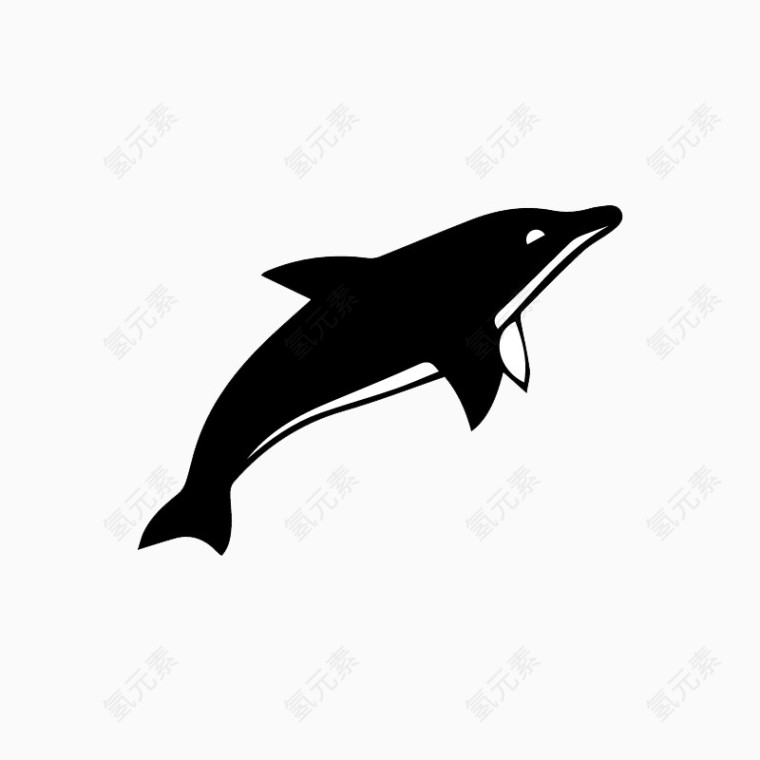 鲸鱼动物简笔画