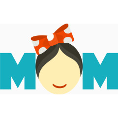 MOM母亲头像logo