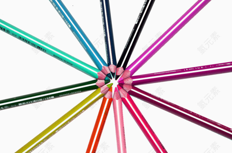 彩色的绘画蜡笔