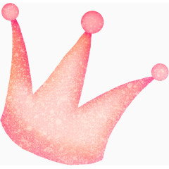 粉红色手绘皇冠