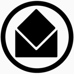 邮件开放metrostation-Black-icons