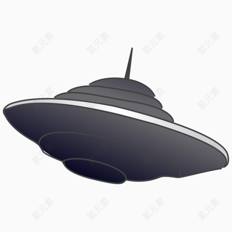 卡通UFO飞碟素材