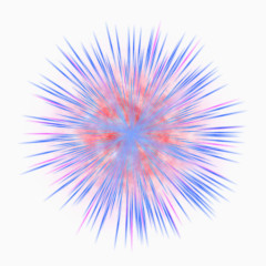 五彩发散形效果图案