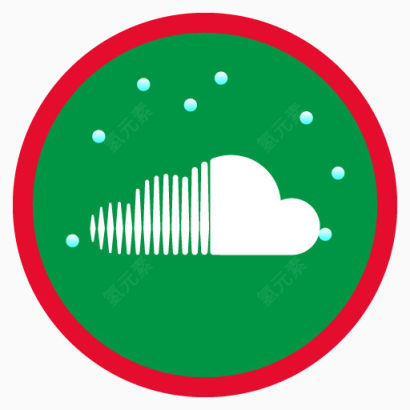 声音云christmas-social-networking-icons下载