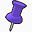 紫色的图钉google-map-pin-icons