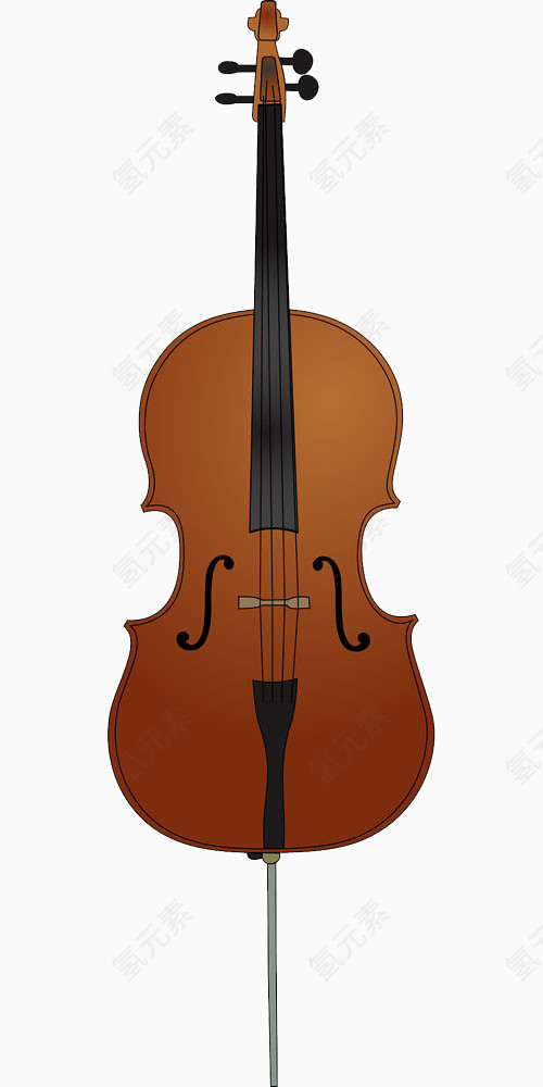 褐色的大提琴
