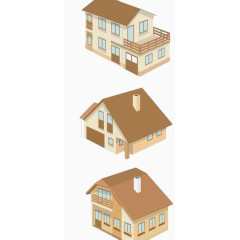 棕色栋房设计图