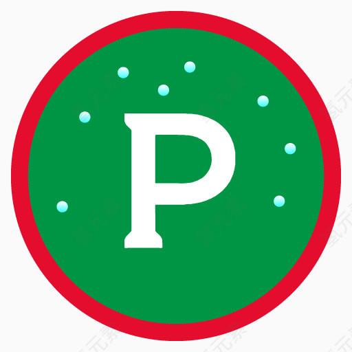 潘多拉christmas-social-networking-icons