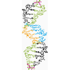 分子结构矢量图