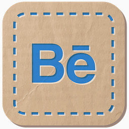 Behance公司hand-stitched-premium-social-networking-icons